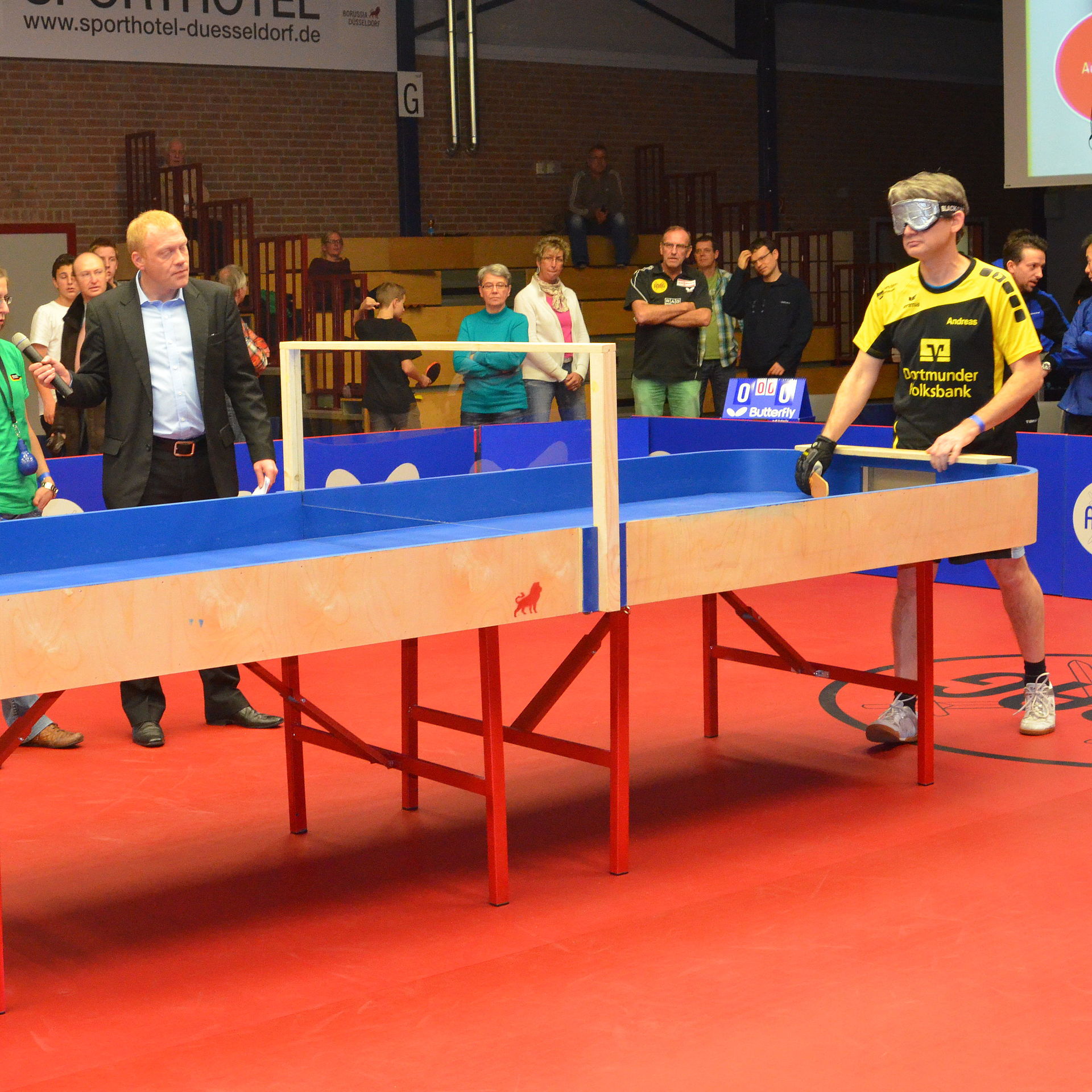 Showcourt Blindentischtennis