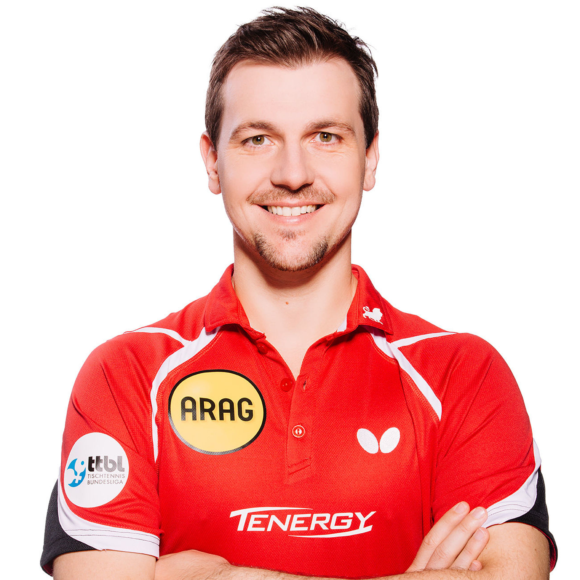 Timo Boll Portrait rot