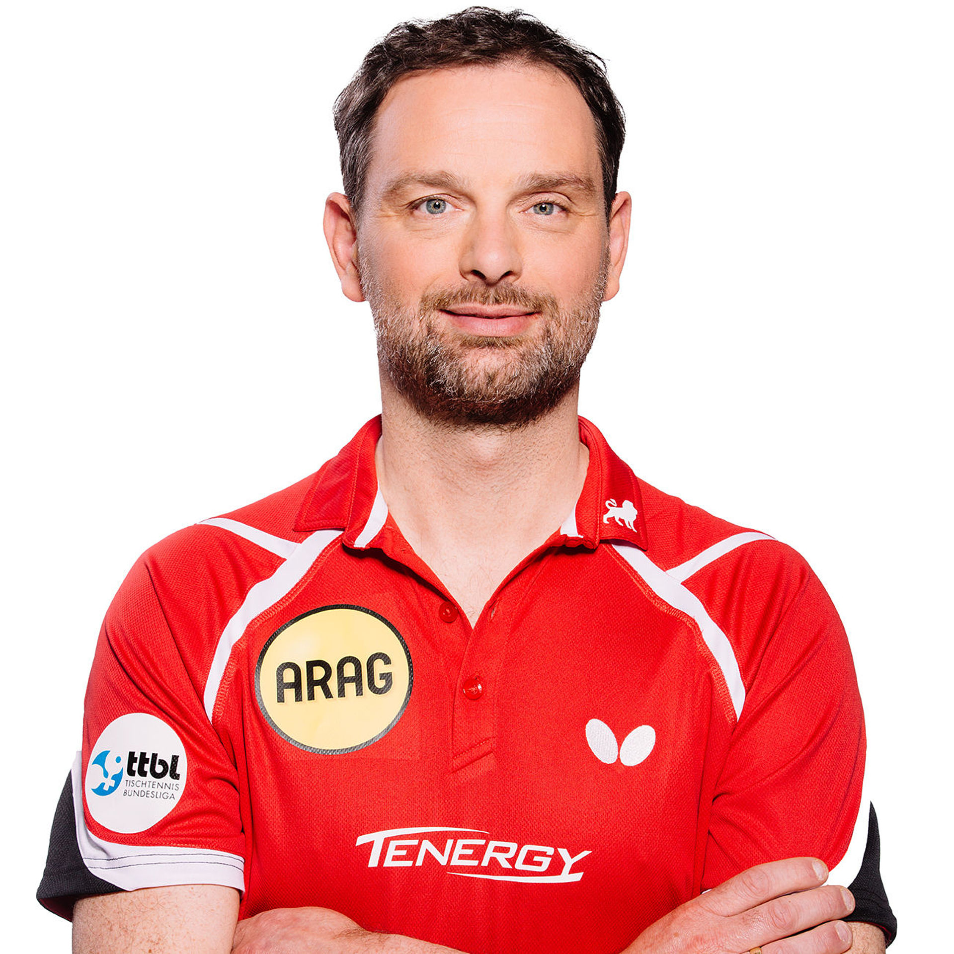 Borussia Düsseldorf Danny Heister Portrait rot