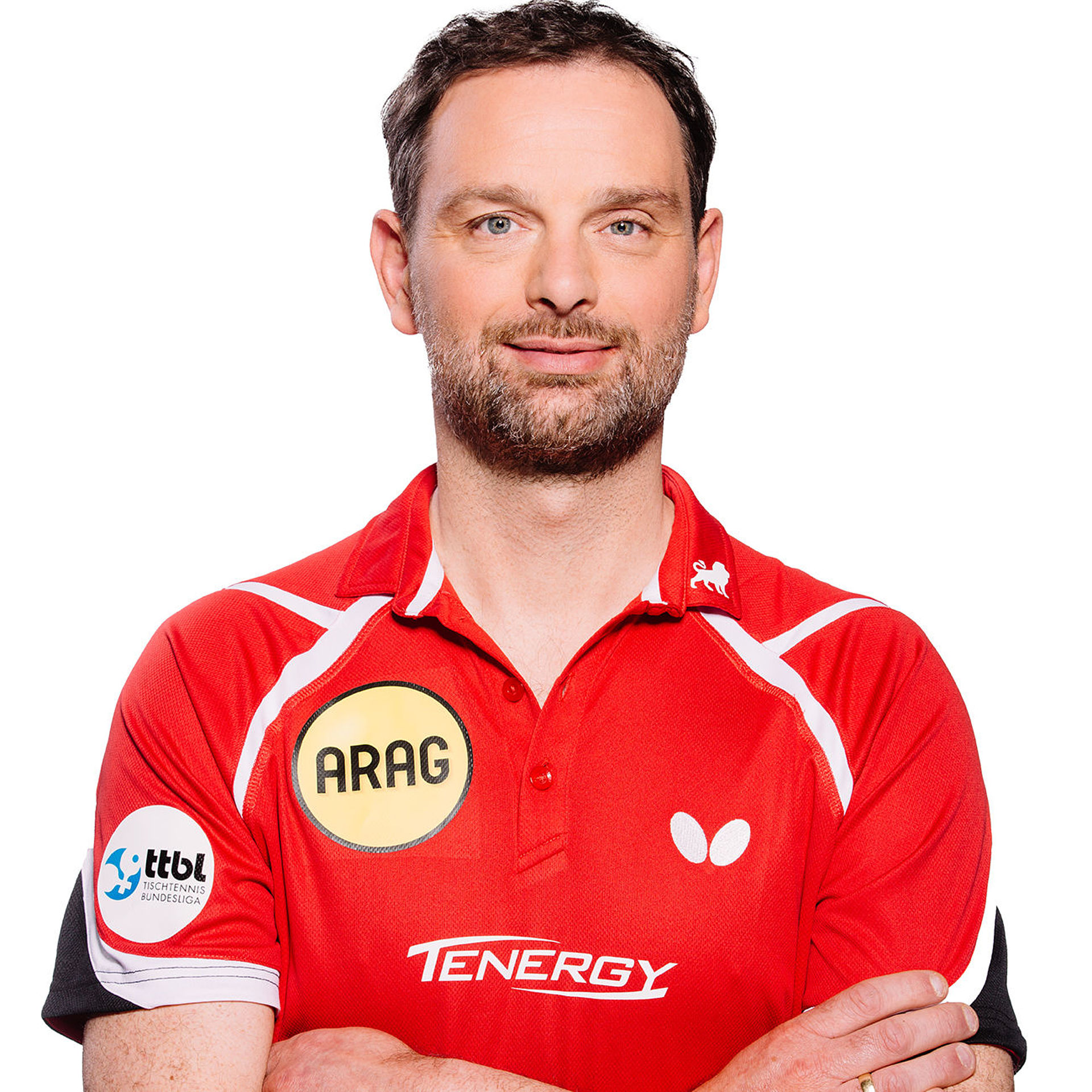 Borussia Düsseldorf Danny Heister Portrait rot