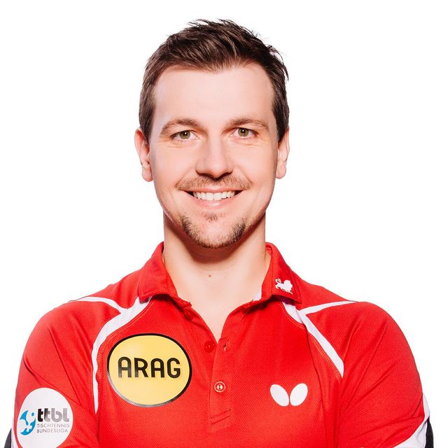 Timo Boll Portrait rot