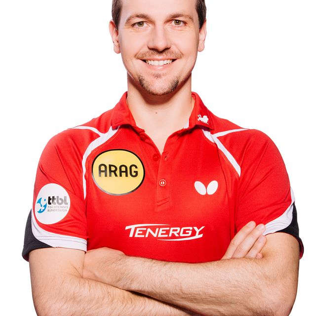 Timo Boll Portrait rot