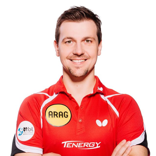 Timo Boll Portrait rot