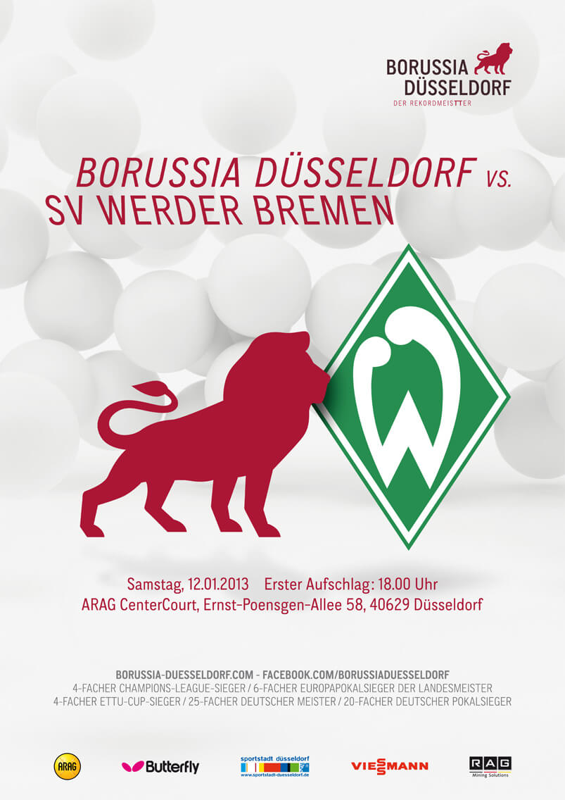 Bremen-Heimspiel am 11.2. in Düsseldorf